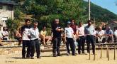 Jugando a los bolos